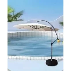 BASE PER OMBRELLONE PESO REGOLABILE CON APERTURA LATERALE DA ESTERNO GIARDINO PATIO 020675
