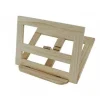 BASE STAND SUPPORTO IN LEGNO NATURALE PER PC PORTATILE LAPTOP REGOLABILE