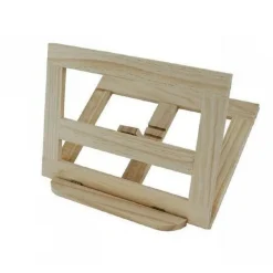 BASE STAND SUPPORTO IN LEGNO NATURALE PER PC PORTATILE LAPTOP REGOLABILE