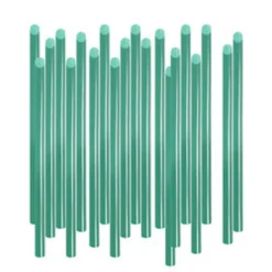 BASTONCINI COLLA 20 PZ PER PISTOLA A CALDO INCOLLATRICE VERDE STICK 18 X 0,7 CM