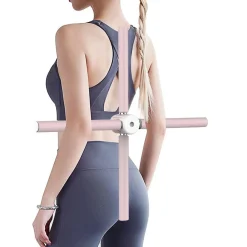 BASTONCINI DA YOGA RETRATTILI STRUMENTO ALLUNGAMENTO CORRETTORE POSTURALE SCHIENA