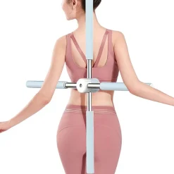 BASTONCINI DA YOGA RETRATTILI STRUMENTO ALLUNGAMENTO CORRETTORE POSTURALE SCHIENA
