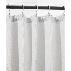 BASTONE ASTA PER TENDA DOCCIA BARRA TELESCOPICO 110 A 200 CM ALLUMINIO NERO 87232