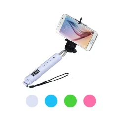 BASTONE PER SELFIE MONOPIEDE PER SMARTPHONE CELLULARE CON TASTO ZOOM ACCENSIONE