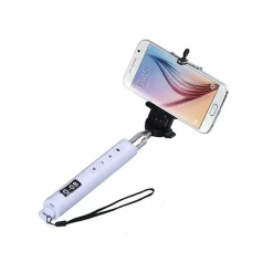 BASTONE PER SELFIE MONOPIEDE PER SMARTPHONE CELLULARE CON TASTO ZOOM ACCENSIONE