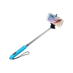 BASTONE PER SELFIE MONOPIEDE PER SMARTPHONE CELLULARE CON TASTO ZOOM ACCENSIONE