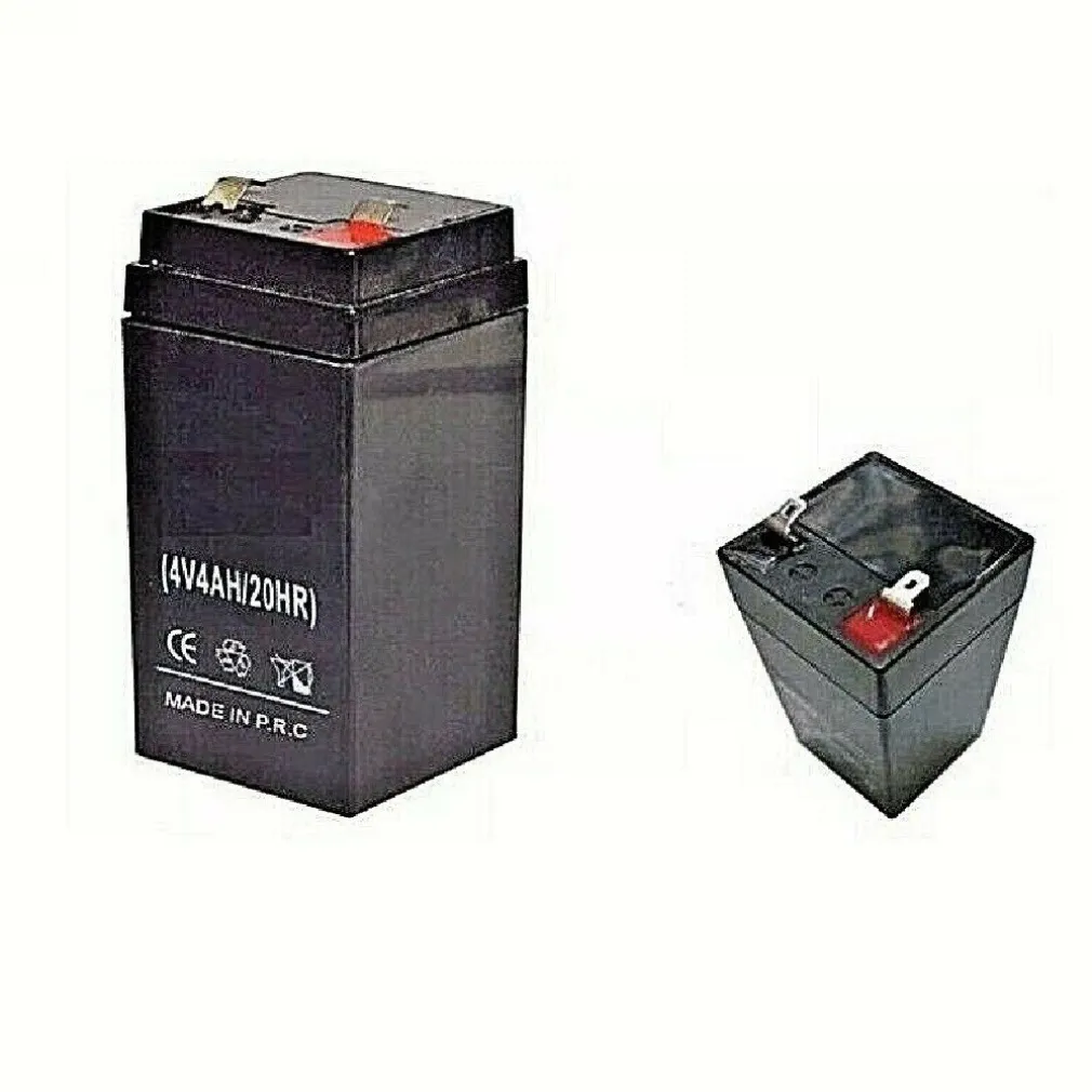 BATTERIA ERMETICA TAMPONE RICARICABILE 4V 4A GRUPPO CONTINUITÀ GIOCATTOLI