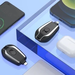 BATTERIA ESTERNA POWER BANK 1500MAH PORTACHIAVI TYPE C 1500MAH YD-101