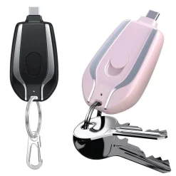 BATTERIA ESTERNA POWER BANK 1500MAH PORTACHIAVI TYPE C 1500MAH YD-101