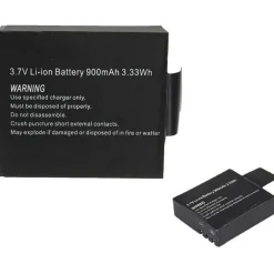 BATTERIA RICARICABILE 3.7V 3.33WH LI-ION 900MAH COMPATIBILE QUMOX SJ4000 SJ5000S
