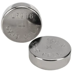 BATTERIE PILE ALKALINE LR936/G9 1.5V BOTTONE 60MAH PER OROLOGI TELECOMANDI MAXTECH