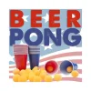 BEER PONG GIOCO 24 TAZZA 24 PALLINE GIOCO PORTATILE BICCHIERI BIRRA IN PLASTICA