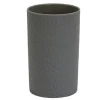 BICCHIERE PORTA SPAZZOLINI DA DENTI COLORE GRIGIO ACCESSORI ARREDO BAGNO 79799