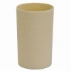 BICCHIERE PORTA SPAZZOLINI DA DENTI COLORE BEIGE ACCESSORIO ARREDO BAGNO 79791