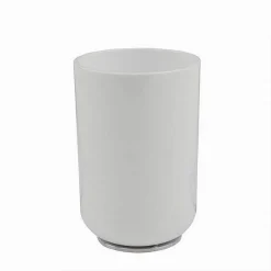 BICCHIERE PORTA SPAZZOLINI DENTIFRICIO BIANCO ACCESSORI ARREDO PER BAGNO 69463