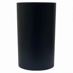 BICCHIERE PORTA SPAZZOLINI DENTIFRICIO COLORE NERO ACCESSORIO ARREDO BAGNO 79195