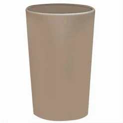 BICCHIERE PORTASPAZZOLINI DENTIFRICIO COLORE TORTORA ACCESSORI ARREDO BAGNO 79191