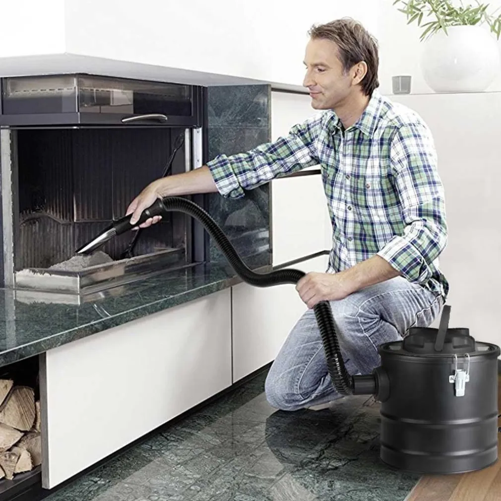 BIDONE ASPIRACENERE ELETTRICO 1000W ASPIRAPOLVERE ASPIRA CENERE STUFA PELLET 18L