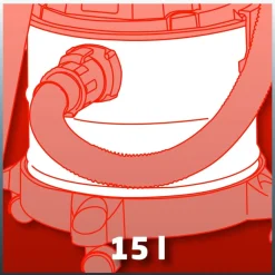 BIDONE ASPIRATUTTO EINHELLTH-VC 1815 Aspiratore Solidi e Liquidi Aspirapolvere