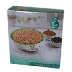 BILANCIA DA CUCINA DIGITALE PRECISIONE DA 1GR A 5KG CON RIPIANO COLORATO TARE