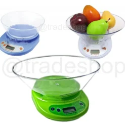 BILANCIA DA CUCINA DIGITALE ELETTRONICA DI PRECISIONE PESA DA 1 GR A 5 KG TARA