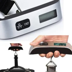 BILANCIA DIGITALE CON FASCIA PESA BAGAGLI A MANO VALIGIE PORTATILE DA VIAGGIO