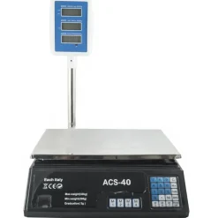 BILANCIA DIGITALE ELETTRONICA 40 KG DISPLAY LCD ELETTRONICO FRONTE RETRO PESA