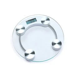 BILANCIA DIGITALE LCD MASSA CORPOREA PESAPERSONE VETRO TRASPARENTE 150KG PESA