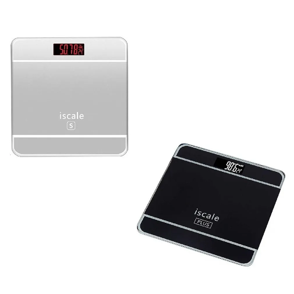 BILANCIA PESAPERSONE QUADRATA VETRO BAGNO SCHERMO LCD ELETTRONICA DIGITALE MAX 180KG