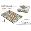BILANCIA PORTATILE DA CUCINA DIGITALE MAX. 5KG 22X15X1,5CM DECORO MOSAICO 828508