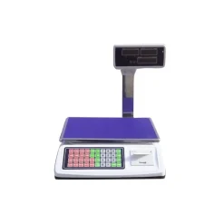 BILANCIA PROFESSIONALE DA BANCO DIGITALE MAX 50KG 5 GR CON DISPLAY CON SCONTRINO