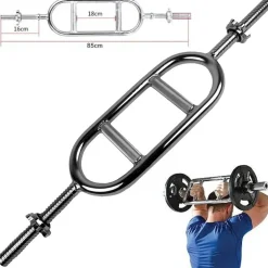 BILANCIERE BARRA PER ALLENAMENTO TRICIPITI BICIPITI BOMBER MANUBRIO A TELAIO