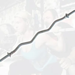 BILANCIERE CURL CURVO ONDULATO 150CM FILETTATURA FERMA DISCHI FRENCH PRESS 25mm