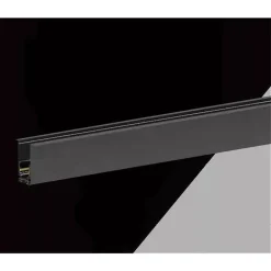 BINARIO MAGNETICO NERO 2MT 48V DA INCASSO PER FARETTI LED CON COPERTURA TK670-2M