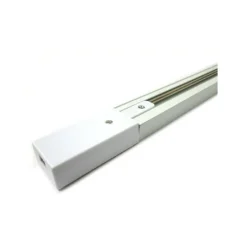 BINARIO 2MT ELETTRIFICATO 2POLI RINFORZATO MONOFASE BIANCO FARO A PISTA PISTA-2B