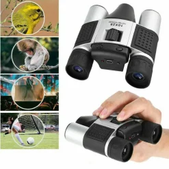 BINOCOLO CON FOTOCAMERA DIGITALE TELESCOPIO TF MICROSD 10X25 DT08 1.3MP CMOS