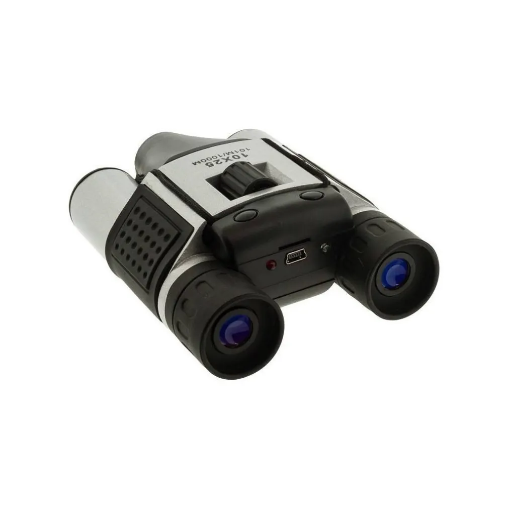 BINOCOLO CON FOTOCAMERA DIGITALE TELESCOPIO TF MICROSD 10X25 DT08 1.3MP CMOS