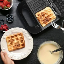 BISTECCHIERA ELETTRICA MULTI GRILL PER PANINI WAFFLE 500 WATT DOPPIA PIASTRA