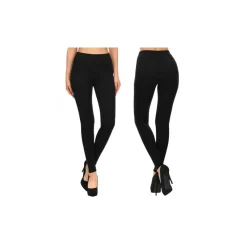 BM03 LEGGINGS DA DONNA IN COTONE ELASTICIZZATO COLORI ALLA MODA GRIGIO NERO BLU