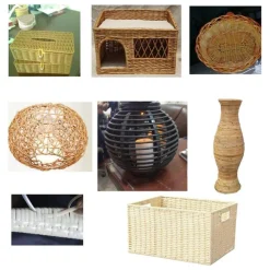 BOBINA MATASSA RATTAN DA 500 GR MAGLIA A 4 LINEE SINTETICO TESSITURA RIPARAZIONI