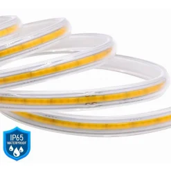 BOBINA 100MT STRIP LED COB 220V ESTERNO IP65 LUCE 3000K 4000K 6500K 220V-COB-288