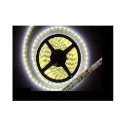 BOBINA STRISCIA LED 3528 FLESSIBILE 5M ADESIVA LUCE CALDA INTERNO ESTERNO IP65
