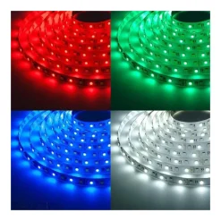 BOBINA STRISCIA STRIP LED 5050 FLESSIBILE 5M 300 LED ADESIVA LUCE INTERNO IP 20