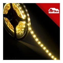 BOBINA STRISCIA STRIP LED 5050 FLESSIBILE 5M 300 LED ADESIVA LUCE INTERNO IP 20