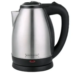 BOLLITORE ELETTRICO IN ACCIAIO INOX 1,8LT 2200W ACQUA CALDA BOLLILATTE SILVER