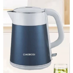 BOLLITORE ELETTRICO IN ACCIAIO INOX 2 LITRI 2000W ACQUA UFFICIO VIAGGI TX-9942