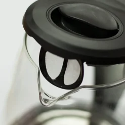 BOLLITORE ELETTRICO IN VETRO 1,7LT 2200W ACQUA CALDA CORDLESS CON LUCE LED BLU