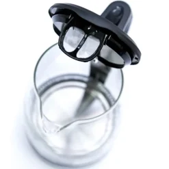 BOLLITORE ELETTRICO IN VETRO 1,7LT 2200W ACQUA CALDA CORDLESS CON LUCE LED BLU