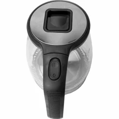 BOLLITORE ELETTRICO IN VETRO 2 LT 2200W SPEGNIMENTO AUTOMATICO PER CAFFÈ SOLUBILE TISANE