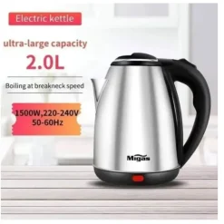 BOLLITORE ELETTRICO 2LT IN ACCIAIO 1500W PER ACQUA CALDA RESISTENTE SPEGNIMENTO AUTOMATICO